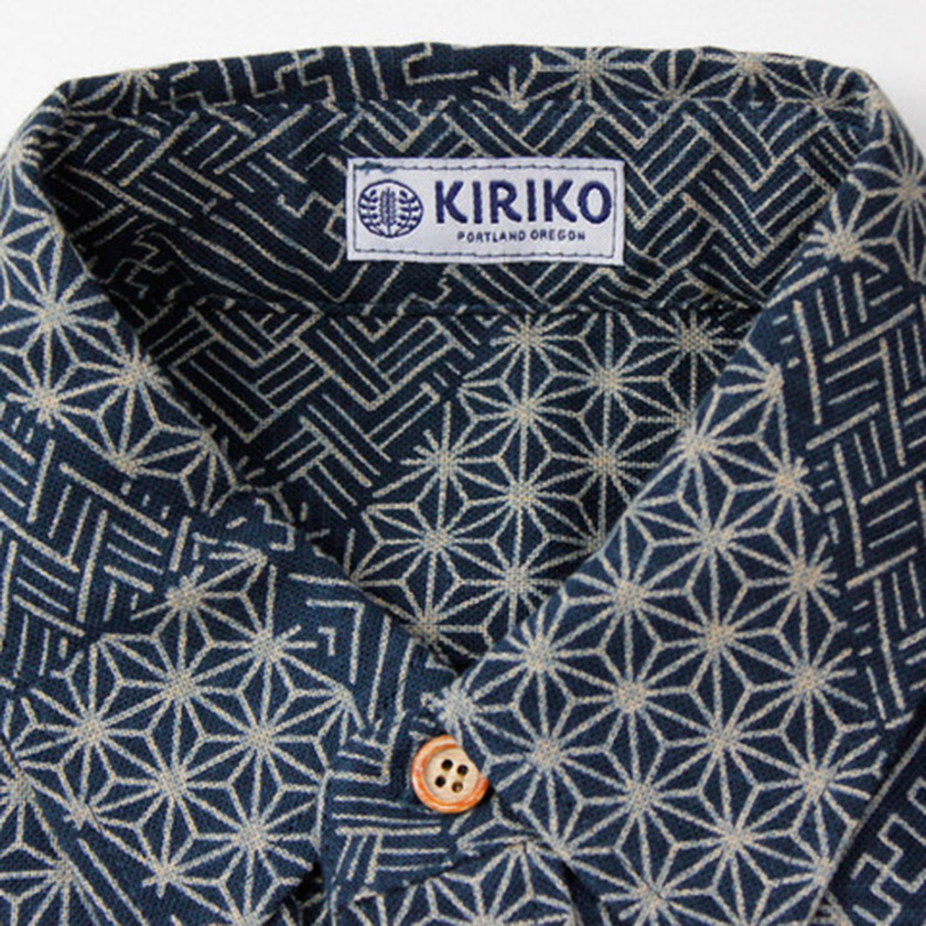Japanese Pattern Shirt | button up shirt in multi japanese pattern kiriko state Japanese Pattern Shirt | button up shirt in multi japanese pattern kiriko state